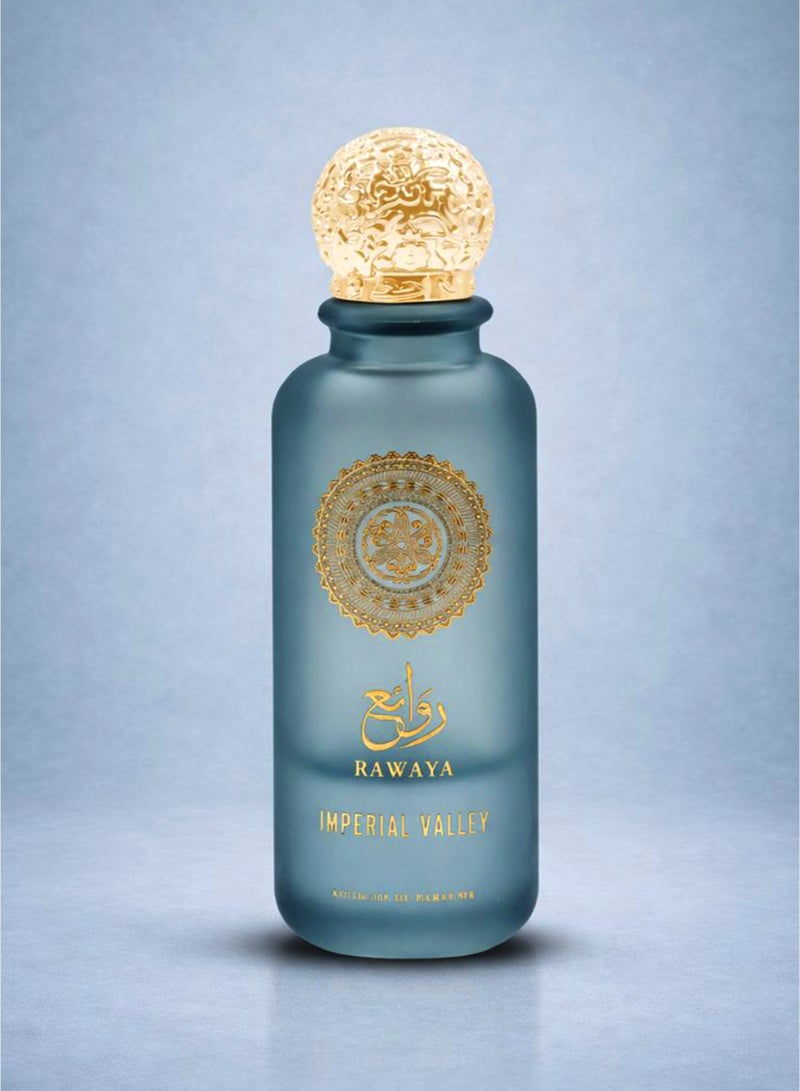 OUDI Luxury Unisex Fragrance Oudi Rawaya Imperial Valley Eau De Parfum 100ml | Long Lasting Perfume for Men & Women with Leather, Amber & Musky Notes | Unisex Eau De Parfum - Image 4
